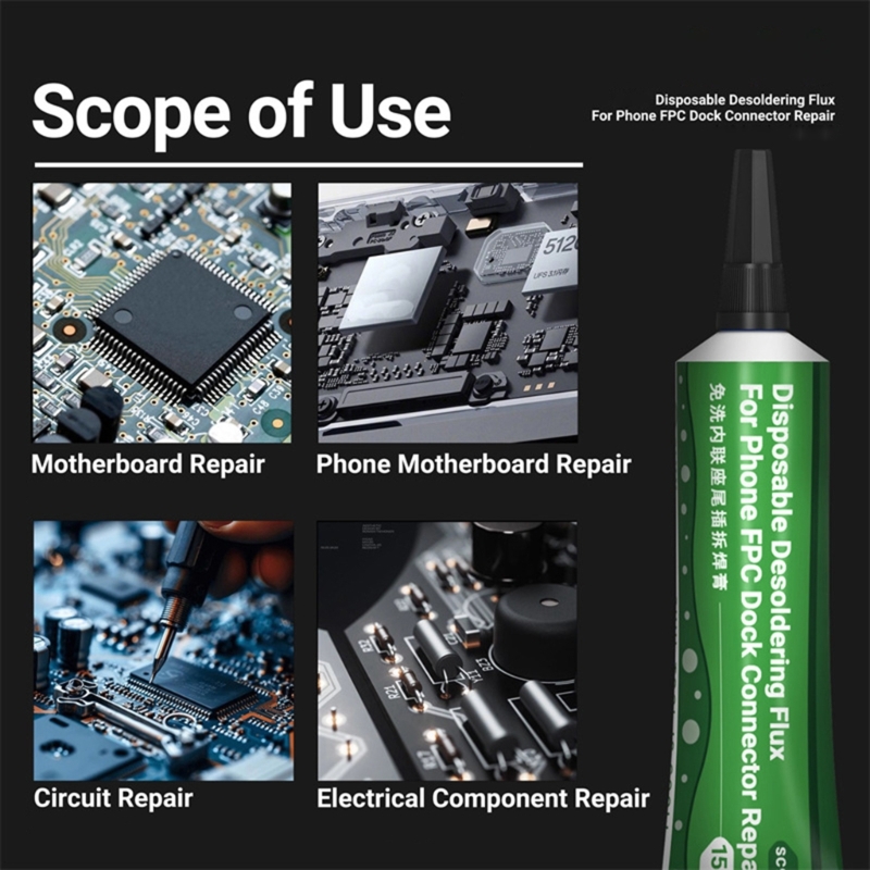 Electronics Repair Youtube - กาวเชื่อมท่อเข็มยึดเกาะสูงเหมาะสำหรับการซ่อมแซมอุปกรณ์อิเล็กทรอนิกส์รวมถึงเมนบอร์ดคอมพิวเตอร์และส่วนประกอบโทรศัพท์ F19E