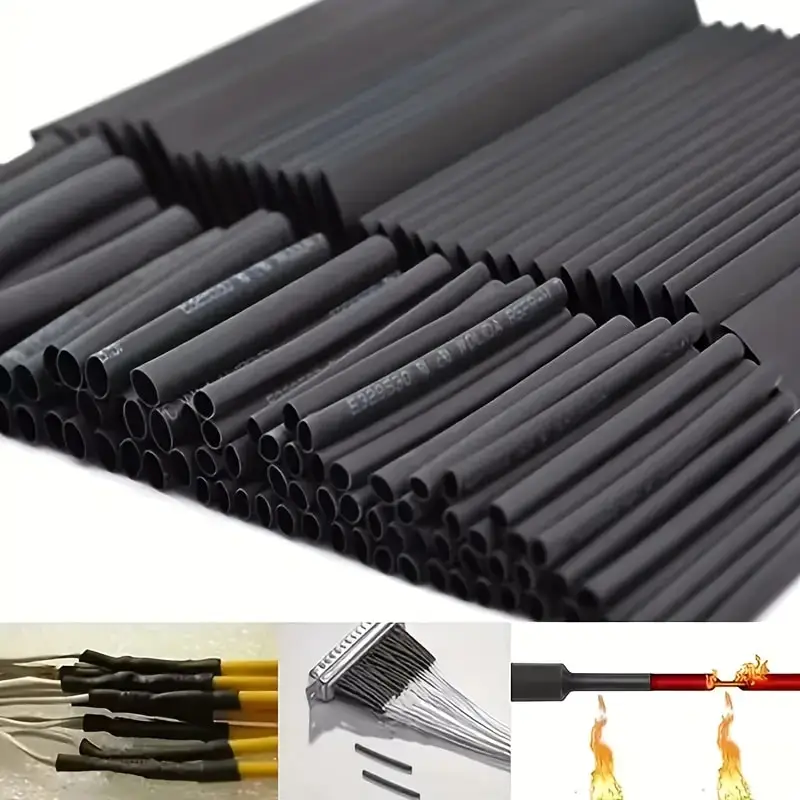 Electronics Repair Youtube - ปลอกหุ้มสายเคเบิลแบบใช้ความร้อน ชุดป้องกันสายไฟแบบหดได้ ท่อฉนวนสำหรับโครงการ DIY การซ่อมแซมอุปกรณ์อิเล็กทรอนิกส์ยานยนต์