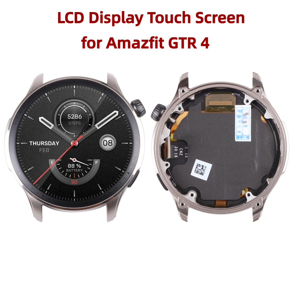 Digitizer Touch Screen - จอแสดงผล LCD หน้าจอสัมผัสสําหรับ Amazfit GTR4 A2165