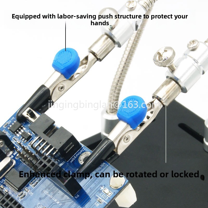 Electronics Repair Youtube - ขาตั้งซ่อมแผงวงจรอิเล็กทรอนิกส์แบบหนีบจระเข้ ท่อเซอร์เพนไทน์ สำหรับงานซ่อมแผงวงจร PCB ขายดี