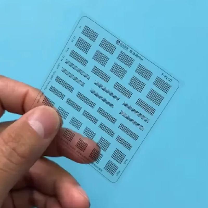 Electronics Repairs - F-IPLCD น้ำมันสีเขียว BGA Reballing Stencil Premium