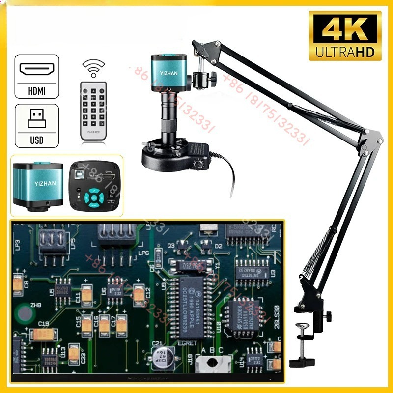 Electronics Repairs - กล้องจุลทรรศน์ดิจิตอลอิเล็กทรอนิกส์ YIZHAN 4K 48MP HD สำหรับงานบัดกรี