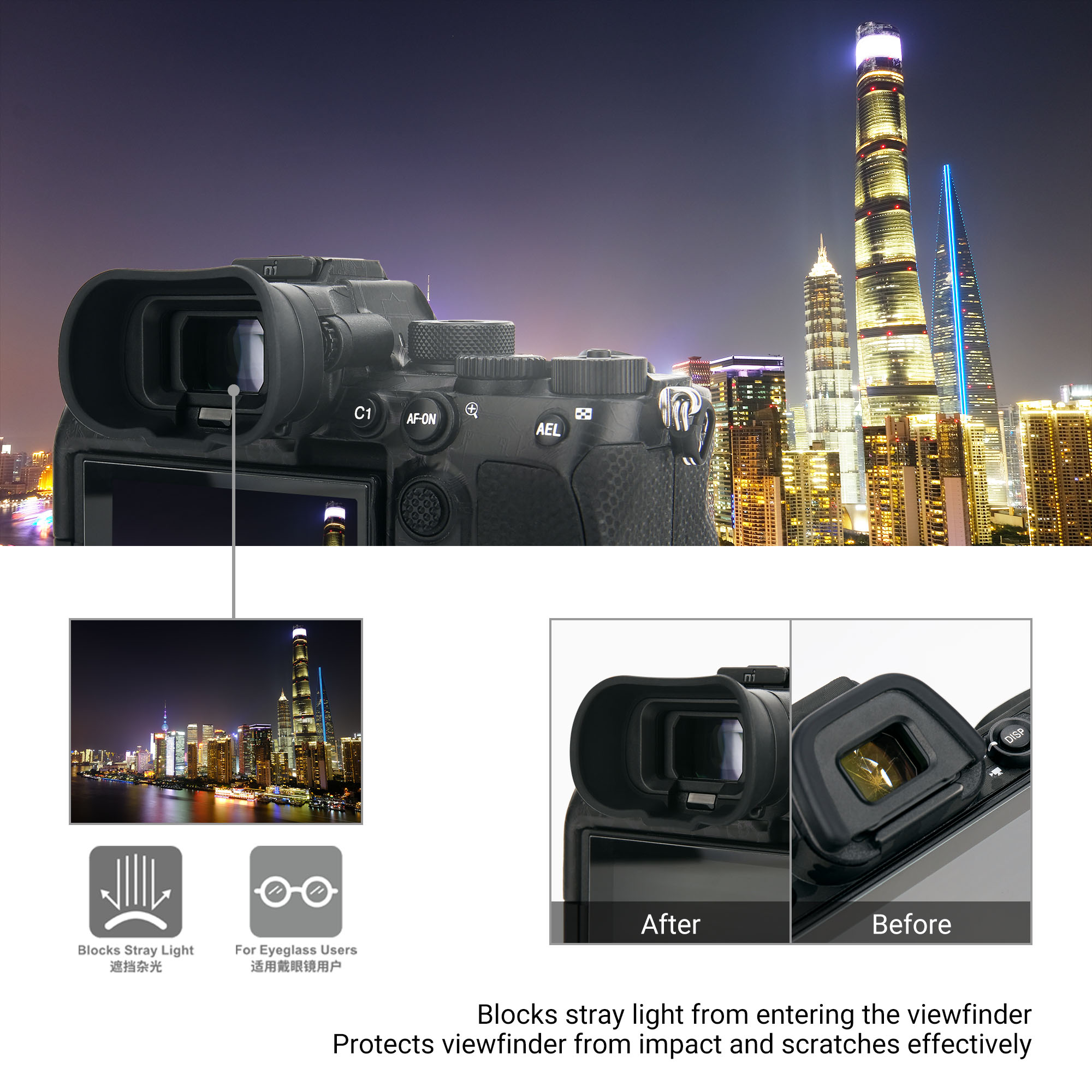 FDA-EP19 ซิลิคอนนุ่มยาวกล้อง E - Sony Camera A7 Iv บทวิจารณ์และราคา