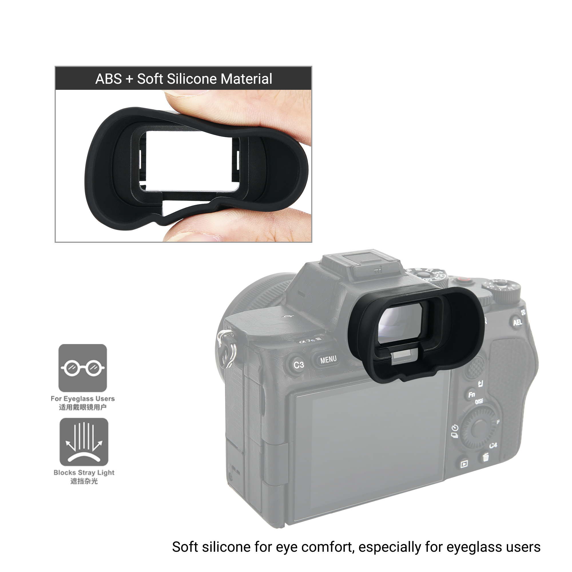 FDA-EP19 ซิลิคอนนุ่มยาวกล้อง E - Sony Camera A7 Iv บทวิจารณ์และราคา