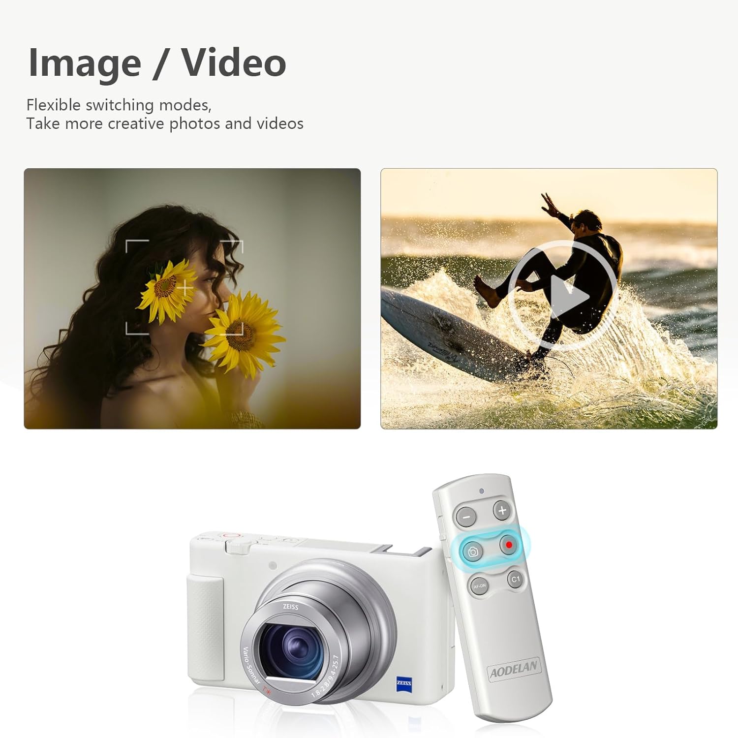 AODELAN รีโมทคอนโทรลไร้สายบลูท - Sony Camera A7 Iv บทวิจารณ์และราคา